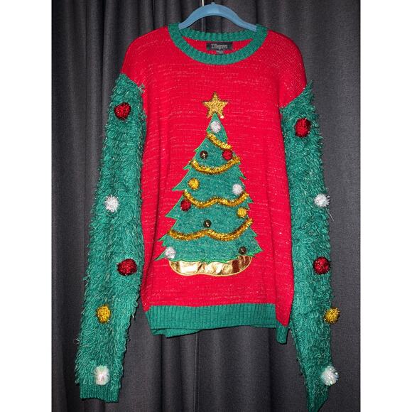 Ugly Christmas Sweater Xmas Size Large NWT - Picture 1 of 3